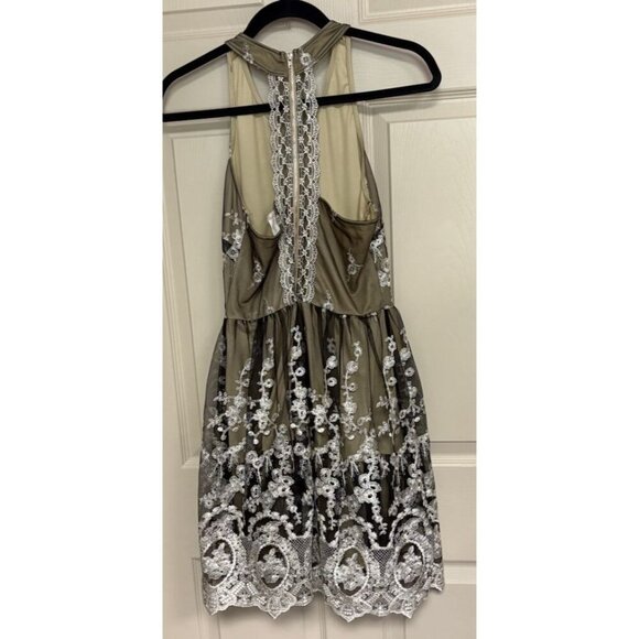 Black And Gold Altar’d State Dress Women’s Size Small Metallic Gold And Black - Picture 2 of 5